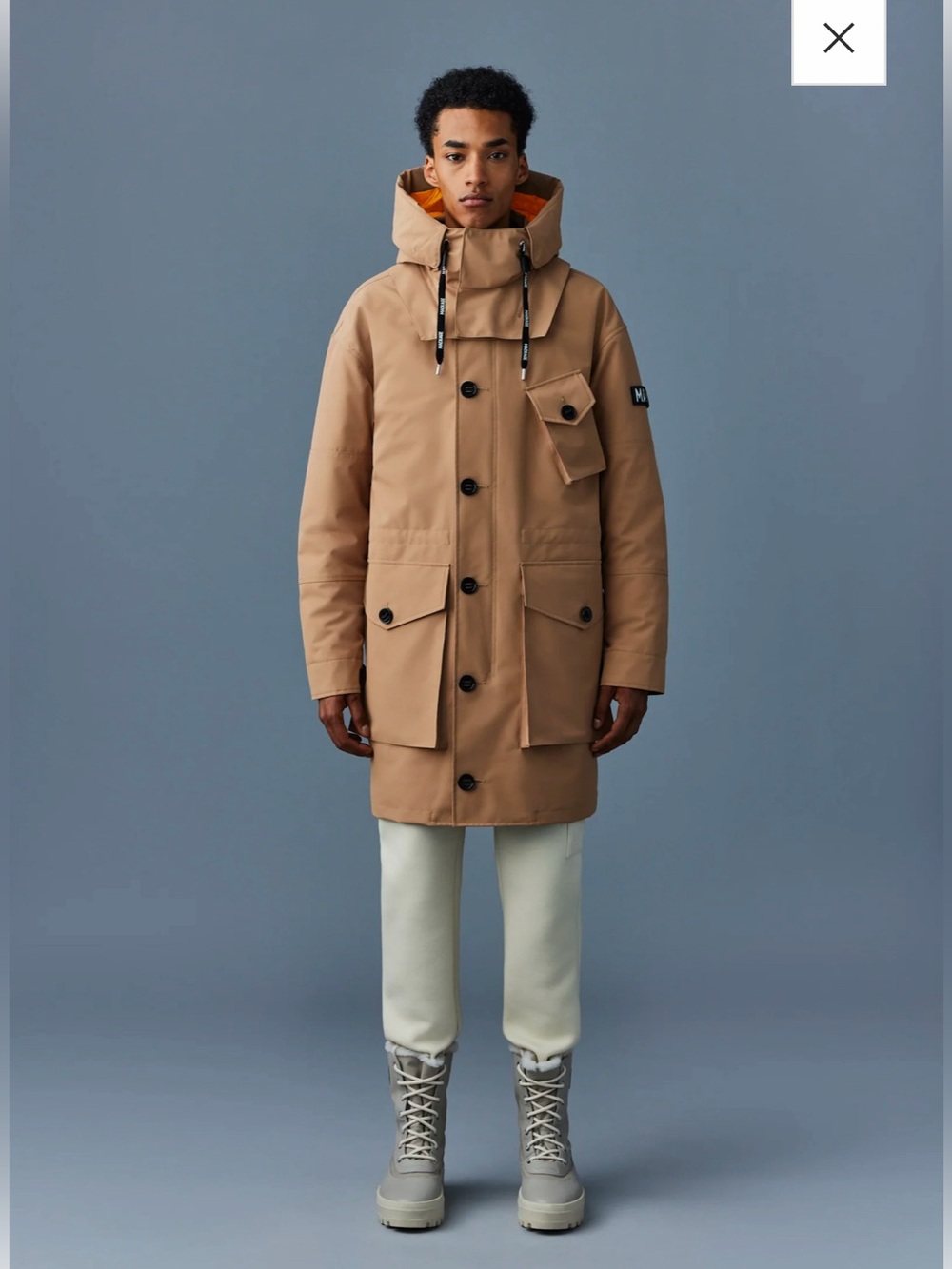 Mackage Harlem bonded tech down parka men’s 40